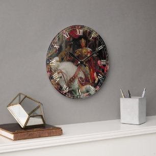 Reloj Redondo Grande Las dos cuerdas de Sir Frank Bernard Dicksee