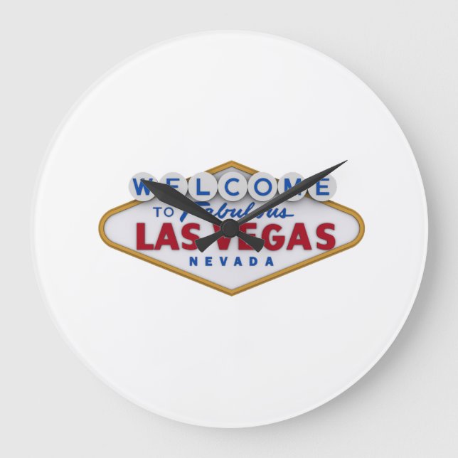 Reloj Redondo Grande Las Vegas wall clock (Anverso)
