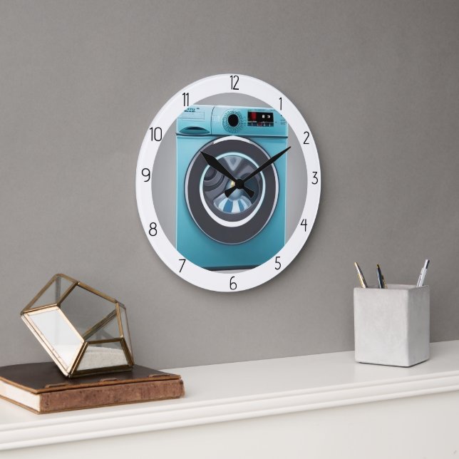 Reloj Redondo Grande lavadora (Oficina)