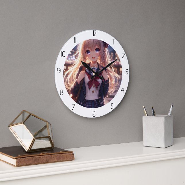 Reloj Redondo Grande lavadora (Oficina)