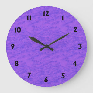 Reloj Redondo Grande Lavender Purple Wash