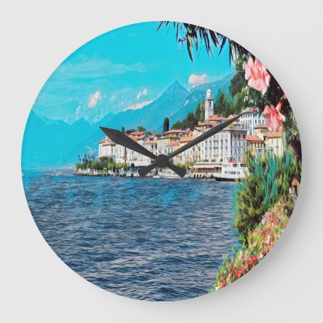 Reloj Redondo Grande ldp BELLAGIO - Lago Como - (Anverso)