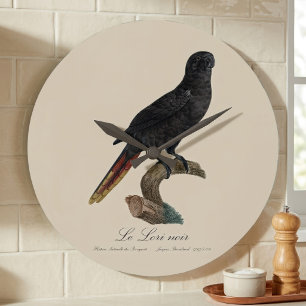 Reloj Redondo Grande Le Lori noir / Lory negra