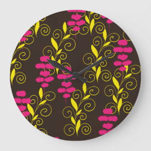 Reloj Redondo Grande leaf