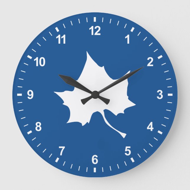 Reloj Redondo Grande Leaf del estado de Indiana (Anverso)