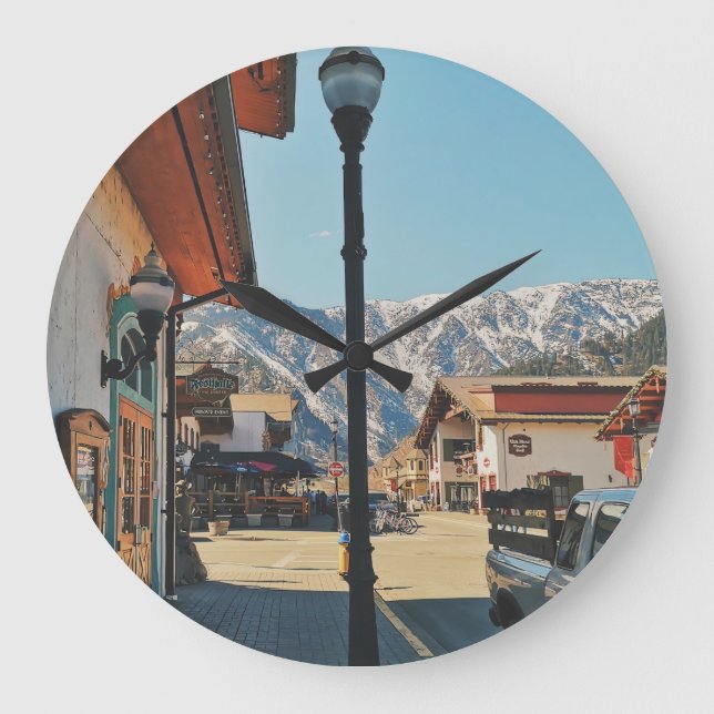 Reloj Redondo Grande Leavenworth - Washington  (Anverso)