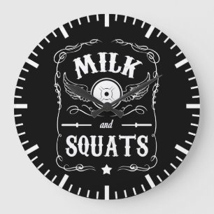 Reloj Redondo Grande Leche y plazas - Motivación del "Levantamiento del