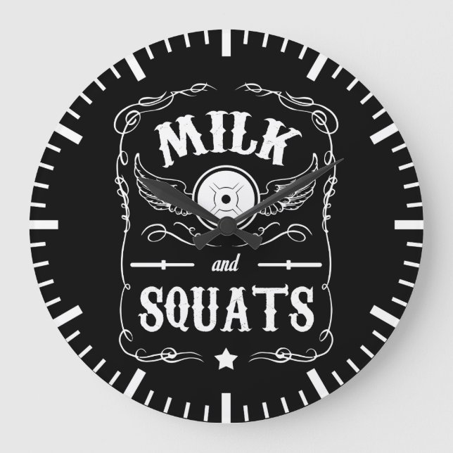 Reloj Redondo Grande Leche y plazas - Motivación del "Levantamiento del (Anverso)