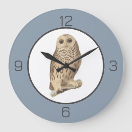 Reloj Redondo Grande Lechuza prohibida - Cumpleaños u otro evento temát