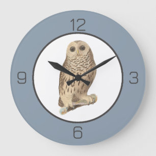 Reloj Redondo Grande Lechuza prohibida - Cumpleaños u otro evento temát