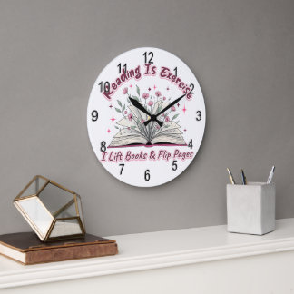 Reloj Redondo Grande Leer es ejercicio...