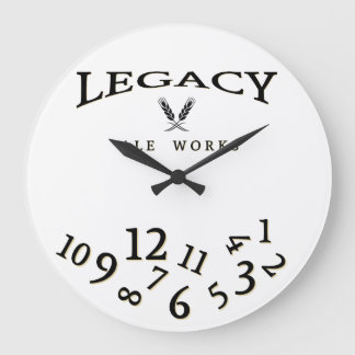 Reloj Redondo Grande Legacy Ale Works Wall Clock