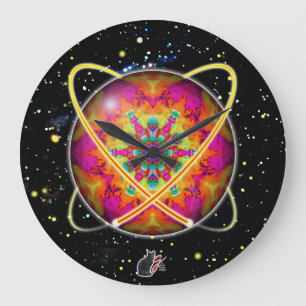 Reloj Redondo Grande Lektron Orbz