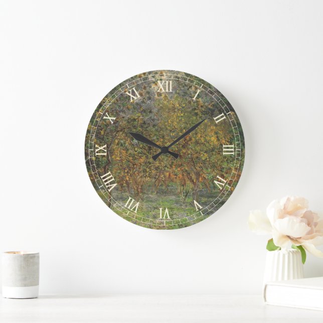 Reloj Redondo Grande Lemon Grove en Bordighera de Claude Monet (Hogar)