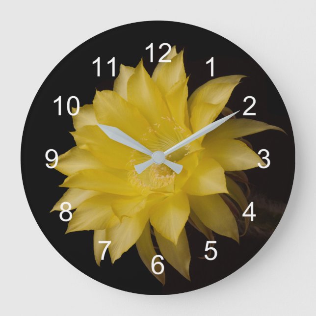 Reloj Redondo Grande Lemon Pie cactus deleite (Anverso)