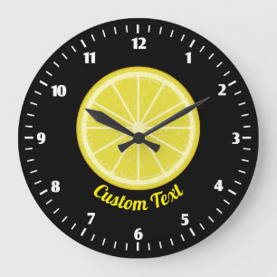 Reloj Redondo Grande Lemon Slice
