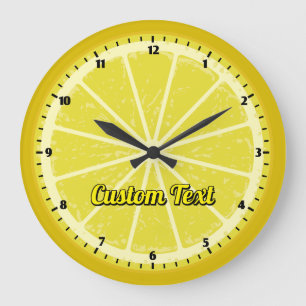 Reloj Redondo Grande Lemon Slice