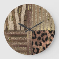 Leona Safari Chic Jungla Oro Moderno Brillo