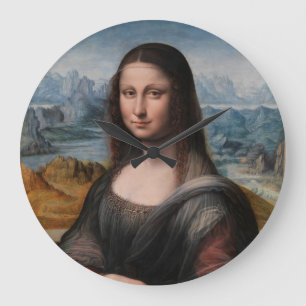 Reloj Redondo Grande Leonardo da Vinci el   Mona Lisa