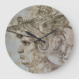 Reloj Redondo Grande Leonardo’s Helmeted Warrior 