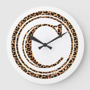 Reloj Redondo Grande leopard C