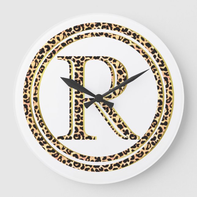 Reloj Redondo Grande Leopard R (Anverso)