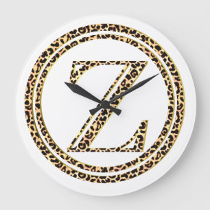 Reloj Redondo Grande Leopard Z
