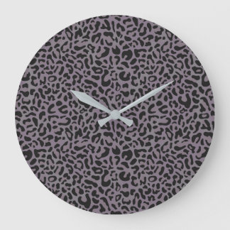 Reloj Redondo Grande Leopardo