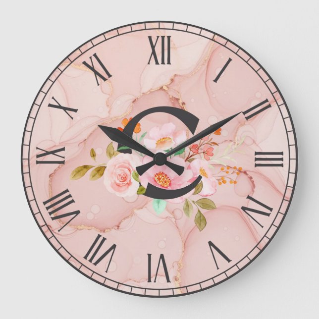 Reloj Redondo Grande Letra C (Anverso)
