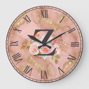 Reloj Redondo Grande Letra Z