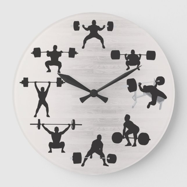 Reloj Redondo Grande Levantamiento (Anverso)