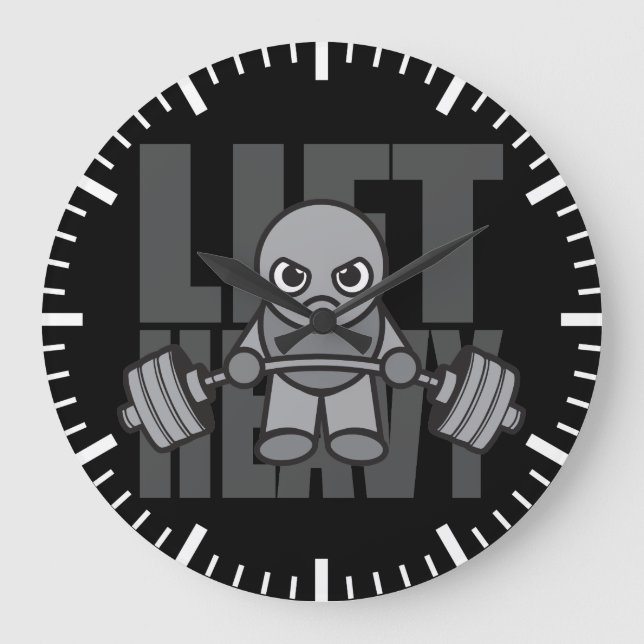 Reloj Redondo Grande Levante fuerte - Motivación de entrenamiento de An (Anverso)