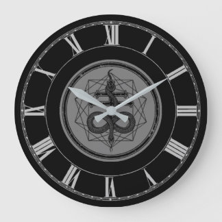 Reloj Redondo Grande Leviathan's cross LARGE WALL CLOCK