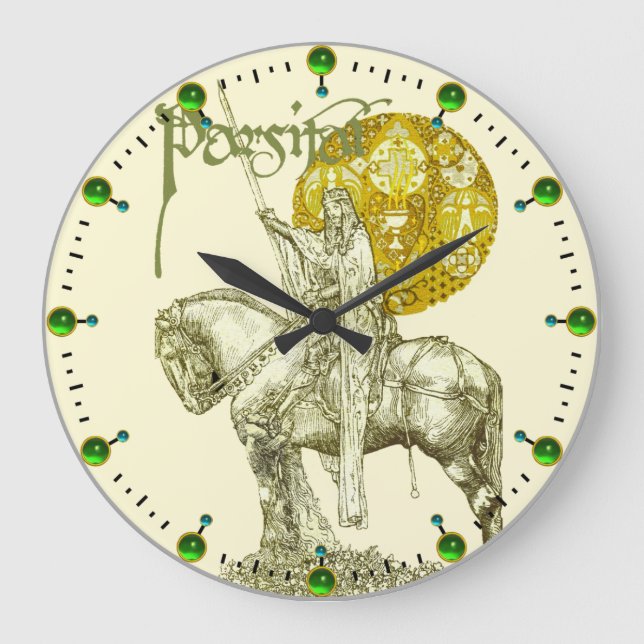Reloj Redondo Grande LEYENDA DE PERCEVAL/CUESTIÓN DE LA Fantasía SANTA  (Anverso)