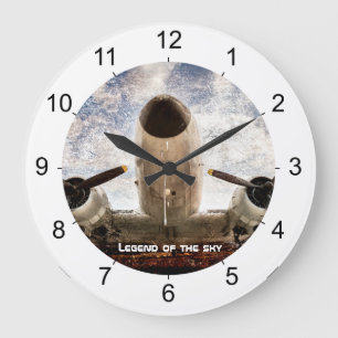 Reloj Redondo Grande Leyenda del personalizable del cielo