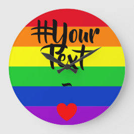 Reloj Redondo Grande #LGBT #love #primo #gay #lesbian #libertad #desfil