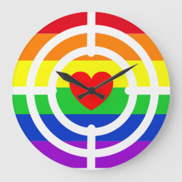 Reloj Redondo Grande #LGBT #love #primo #gay #lesbian #libertad #desfil