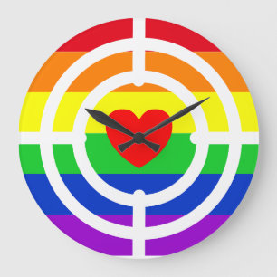 Reloj Redondo Grande #LGBT #love #primo #gay #lesbian #libertad #desfil