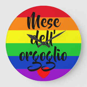 Reloj Redondo Grande #LGBT #love #primo #gay #lesbian #libertad #desfil