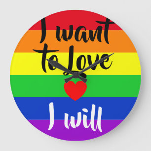 Reloj Redondo Grande #LGBT #love #primo #gay #lesbian #libertad #desfil