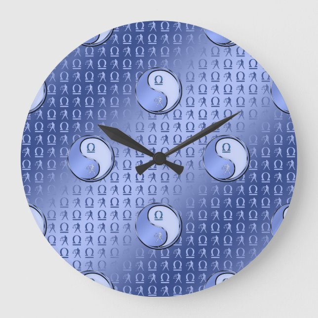 Reloj Redondo Grande Libra las escalas (Anverso)