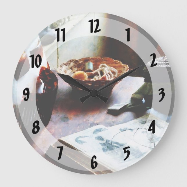 Reloj Redondo Grande Libro de patrones (Anverso)