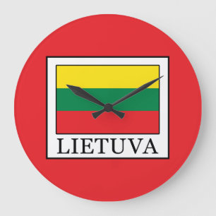 Reloj Redondo Grande Lietuva