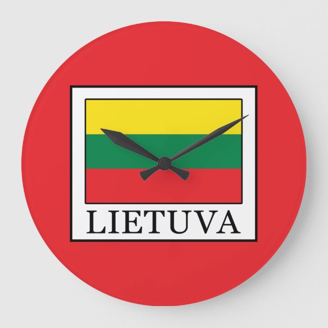 Reloj Redondo Grande Lietuva (Anverso)
