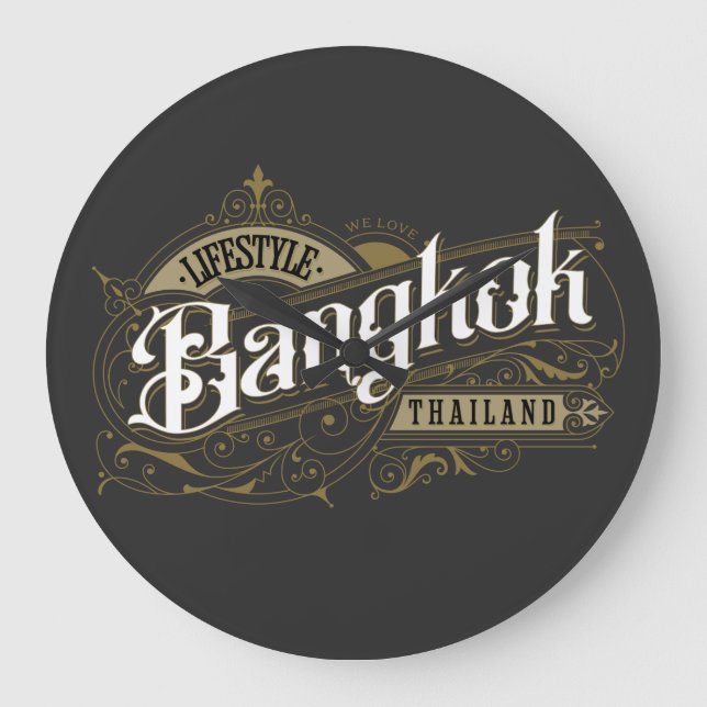 Reloj Redondo Grande Lifestyle Bangkok tailandia (Anverso)