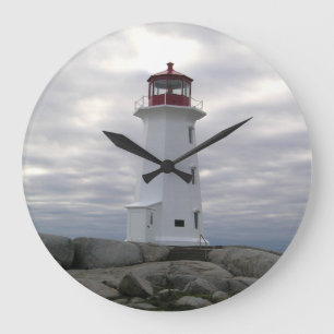 Reloj Redondo Grande Lighthouse Wall clock Peggy's Cove Nova Scotia