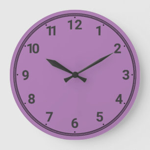 Reloj Redondo Grande Lilac