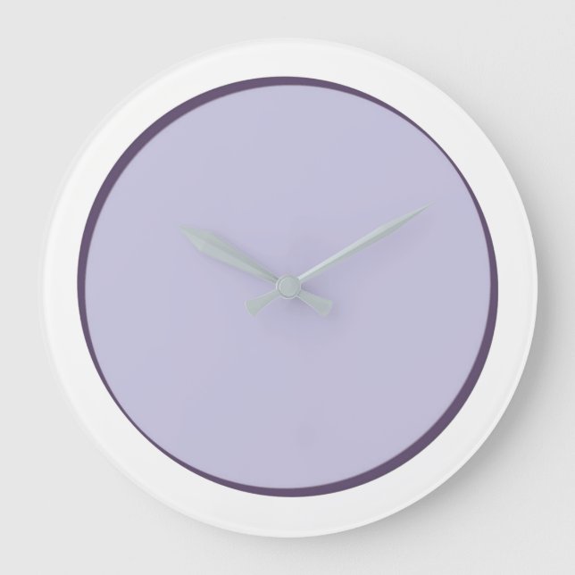 Reloj Redondo Grande Lilac Dot (Anverso)