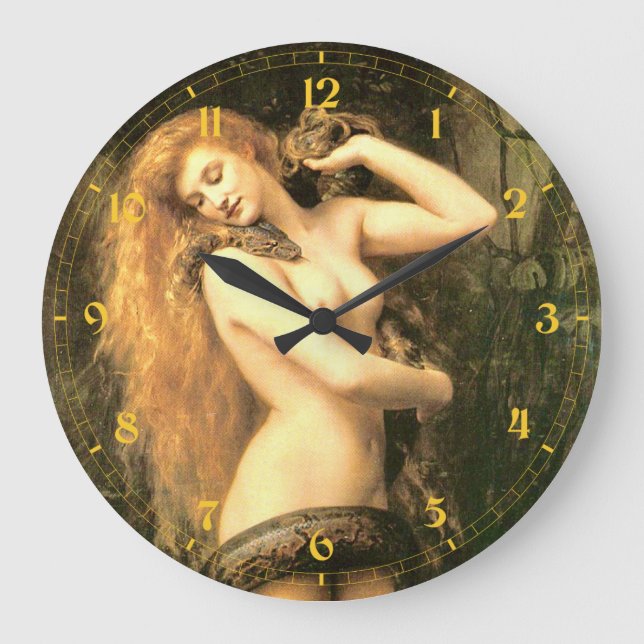 Reloj Redondo Grande Lilith de John Collier (Anverso)