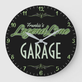 Reloj Redondo Grande Lime de la leyenda del coche muscular moderno pers